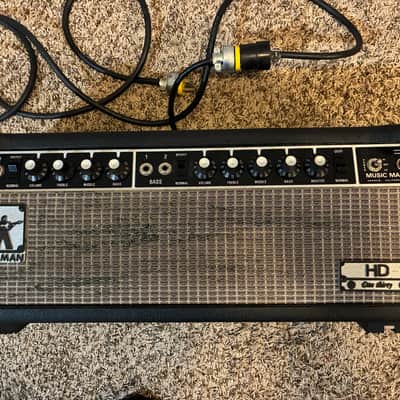 Music Man HD One Thirty 2-Channel 130-Watt Guitar Amp Head 1974 - 1979 - Black image 1