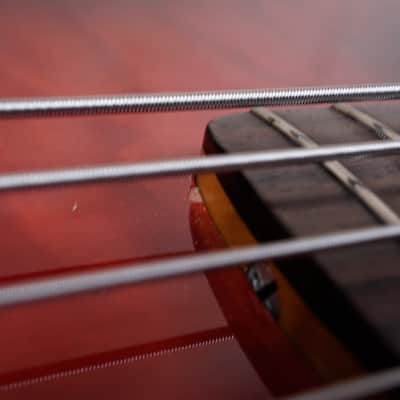 Fender JB-62G '62 Reissue Jazz Bass CIJ 2002 Red Flame Top Crafted in Japan w/ Bag image 6