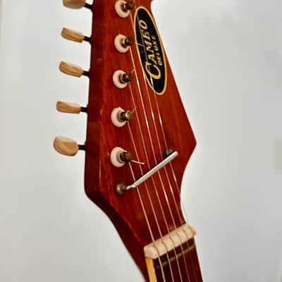 Vintage 1960's Cameo Deluxe Electric Guitar Made In Korea image 10