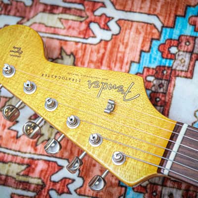 FENDER USA Custom Shop Post-Modern Stratocaster "Firemist Gold + Rosewood" (2017) image 14