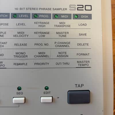 Akai S20 Stereo Phrase Sampler 1997 - White- SERVICED - MAXED image 23