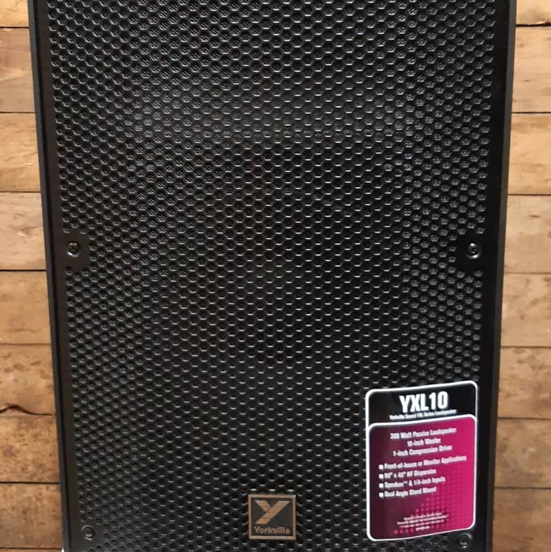 Yorkville YXL10 unpowered loudspeakers (PAIR) 10" w/HF horn image 1