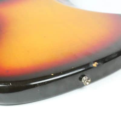 1969 Vintage Fender Jazz Bass Alder 4-Bolt Sunburst BODY ~Original Finish~ 1960s USA Early-CBS image 19