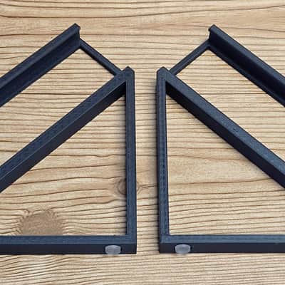 The Analog Source 45 Degree Angled Black Color Desktop Stands For KORG KR-55 PRO Rhythm Drum Machine image 8