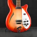 Mint Rickenbacker 4005V Vintage Reissue Semi-Hollow Bass Guitar Fireglo