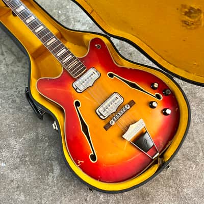 Fender Coronado XII 1967 - Sunburst original vintage USA electric 12 string image 2