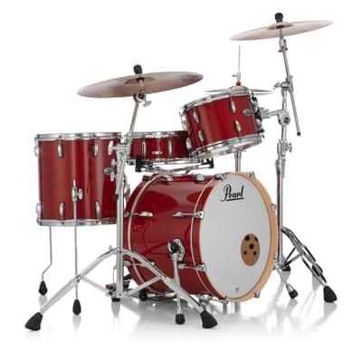 Pearl PMX Professional Series 3-Piece Drum Shell Pack (20x14, 14x14, 12x8) Sequoia Red image 2
