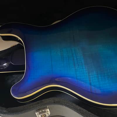 NEW OLD STOCK! 2022 PRS SE Hollowbody II Electric Guitar - Faded Blue Burst - Authorized Dealer - 10566 image 9