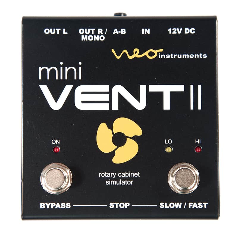 Neo Instruments Mini Vent II Rotary Speaker Cab Simulator Pedal