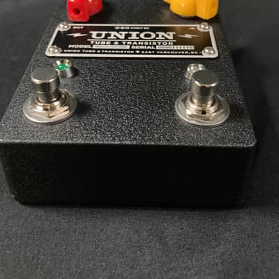 Union Tube & Transistor NeverMore Overdrive - Black - with Wood Box image 7