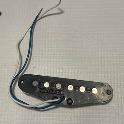 1991 90's USA Fender American Standard Stratocaster White Middle Single Coil Guitar Pickup 6.06k image 5