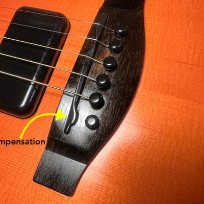 Fender American Acoustasonic Jazzmaster All-Mahogany, Ebony Fingerboard, Luthier Prepared image 18