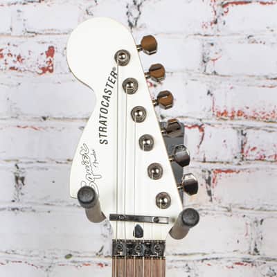 Squier - 2018 Contemporary Active Stratocaster HH Electric Guitar Olympic White - USED image 6