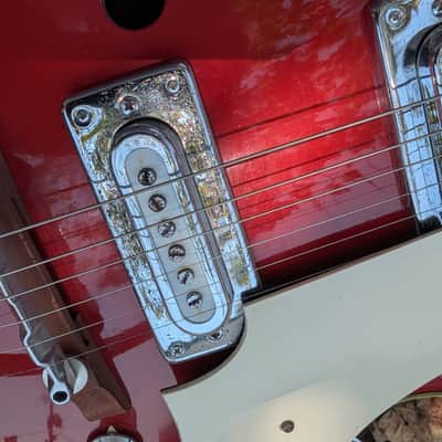 Greco EG-135 Hollowbody Guitar 60s - Cherry Red image 12
