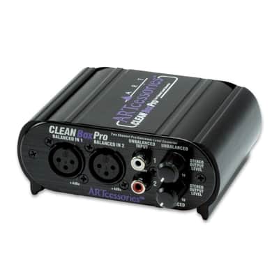 ART CLEANBoxPro Dual-Channel Balanced/Unbalanced Level Converter image 1