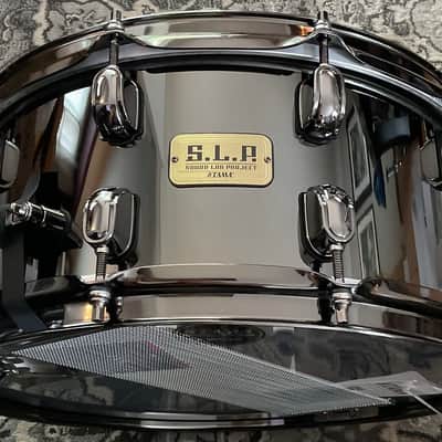 Tama S.L.P. Black Brass 14x6.5"  Snare Drum LBR1465 image 1