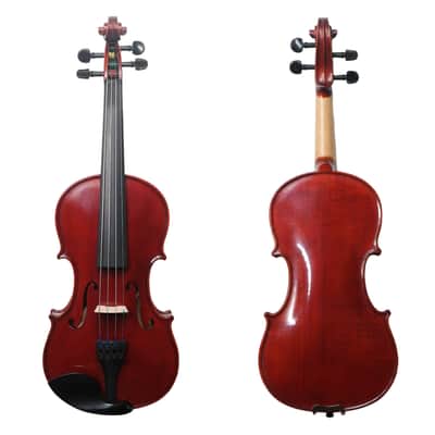 Handmade1/4 Violin Outfit–Italian Spruce,One Piece Back, Sweet Tone, Case&Bow image 1