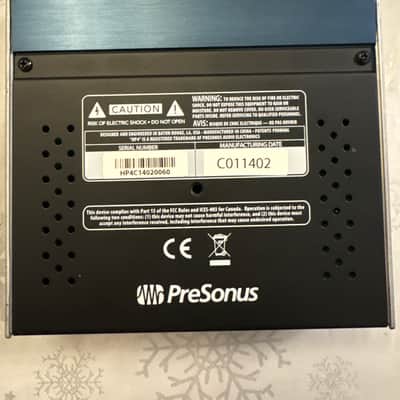 PreSonus HP4 4-Channel Headphone Amplifier 2010s - Blue image 3