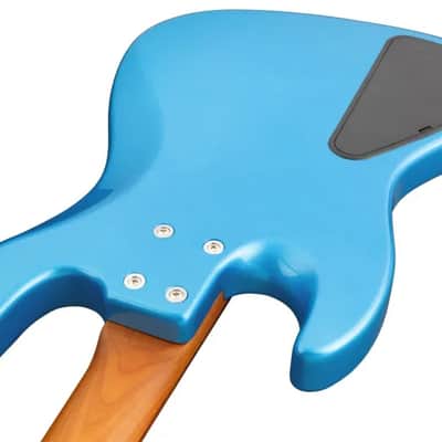 Sadowsky MetroExpress 21-Fret Vintage J/J Bass, Morado Fingerboard, 4-String - Solid Ocean Blue Metallic High Polish image 6