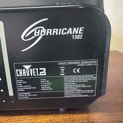 Chauvet DJ Hurricane 1302 Compact Fog Machine 0.9 Gal Tank Capacity H1302 image 7