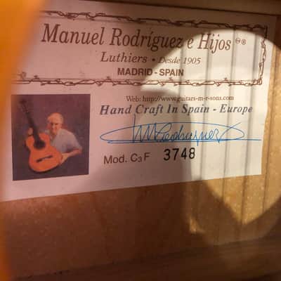 Manuel Rodriguez C3F Flamenco Guitar image 6