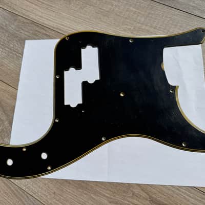 70's Fender Precision Relic 5 Ply P bass'72 thru 79 Aged Black Pickguard RI vintage image 1
