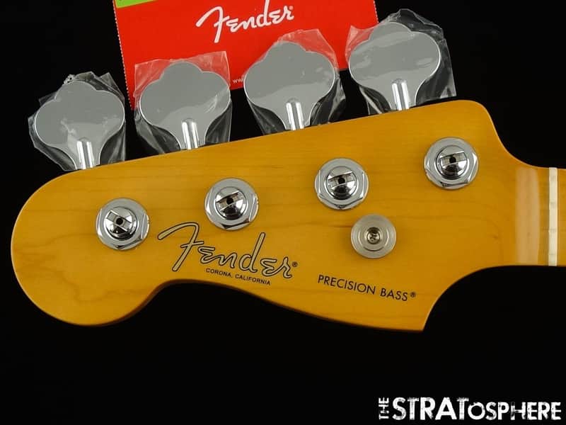 LEFTY Fender American Professional II Precision P BASS NECK +TUNERS, '63 C Maple image 1