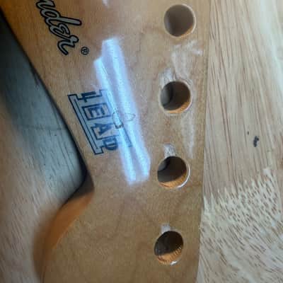 Fender Guitar Neck Lead 3 III Fits Strat Replacement Mexico Made MIM - For Parts image 9