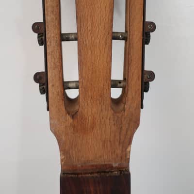 Project Vintage 1960s 3/4 Size Parlor Size Classical Guitar Mariachi Project Crack On Lower Bout Rarely Listed Mexico Mexican Mystery Maker image 9