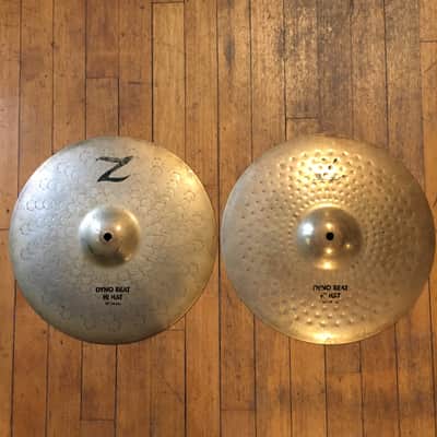 Zildjian 14" Z Custom Dyno Beat Hi-Hat Cymbals (Pair) 1993 - 2001