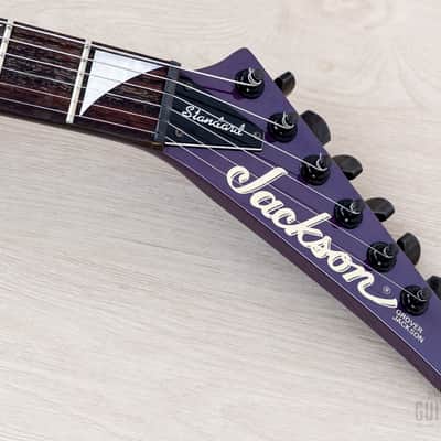 1993 Grover Jackson Randy Rhoads Standard V Blue Purple w/ DiMarzio DP100 Super Distortion image 4