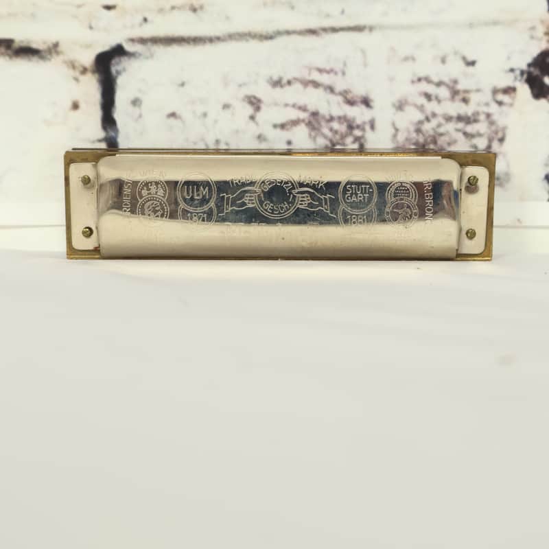 Vintage Hohner Marine Band 1896 Harmonica Key C New Old Stock image 1