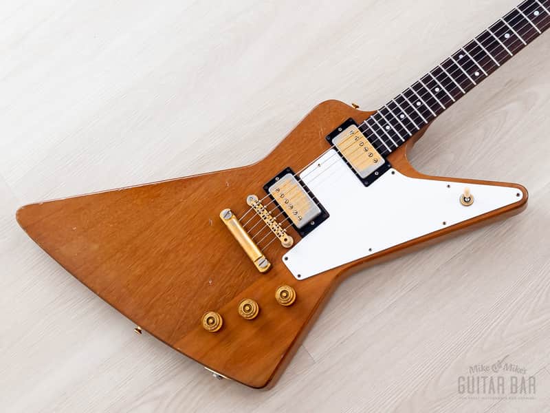 1976 Gibson Explorer Vintage Guitar w/ Tarbacks, Case image 1