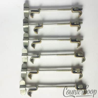 *Ludwig 6x Snare Drum 3 5/8" Single-Tension T-Rods+Claws Nickel Vintage 10s USA* image 1