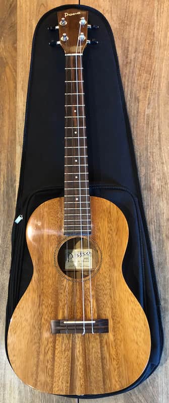 Pono ABD Acacia Baritone Deluxe Ukulele with MiSi Trio Pickup and Case image 1