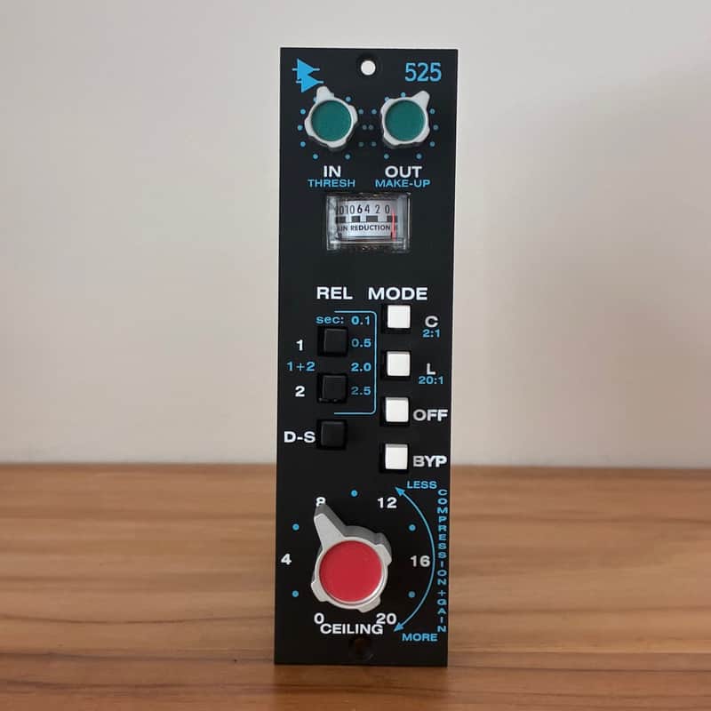 API 525 500 Series Compressor / Limiter Module - Black image 1