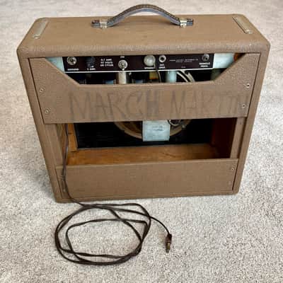 1962 Fender Princeton 6G2 Brownface 12-Watt 1x10" Guitar Combo image 5