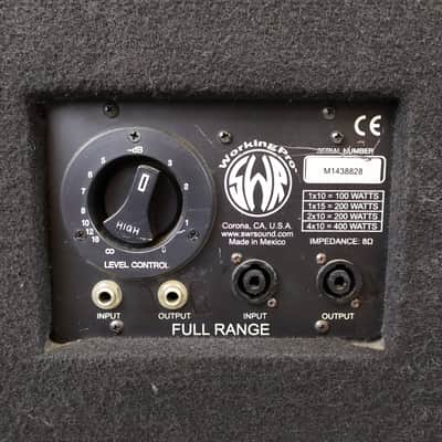 SWR WorkingPro 115 bass cabinet 1x15 200W image 3