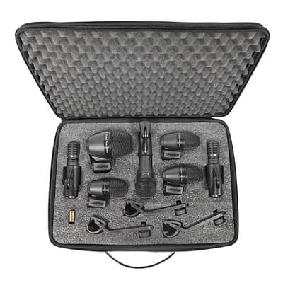 Shure PG ALTA 7-Piece Drum Microphone Kit for Performing and Recording Drummers - Includes Mics, Mounts and Cables with options for Kick Drums, Snare, Rack/Floor Toms, Congas and Cymbals (PGADRUMKIT7) image 2