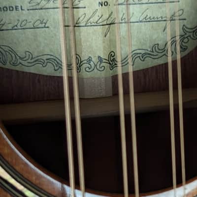 2004 P.W. Crump Style 1-G Guitar-Body Irish Bouzouki - Dennis Cahill image 9
