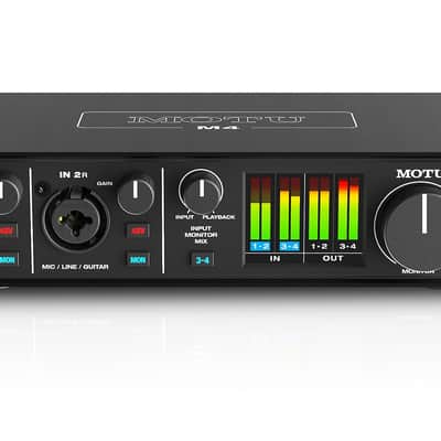 MOTU M4-MOTU 4x4 USB-C Bus-Powered Audio Interface image 2
