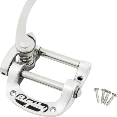 Bigsby B5LH Vibrato/Tremolo Tailpiece, LEFT-HANDED, Polished Aluminum Chrome image 2