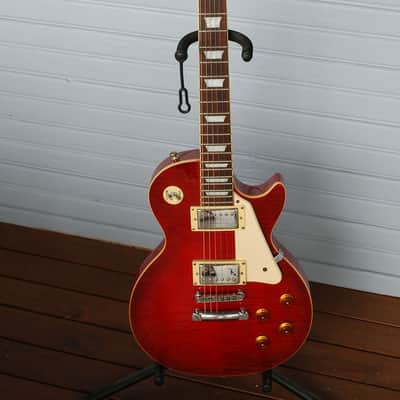 1999 Korean Epiphone Les Paul Standard - Flamed Cherry w/ OHSC image 2