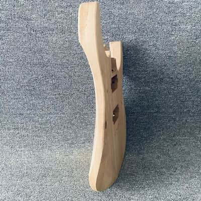 Solid Mahogany Wood Guitar HH Body DIY Project image 4