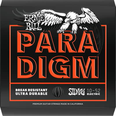 Ernie Ball Paradigm Skinny Top Heavy Bottom Slinky Electric Guitar Strings 10-52 image 2