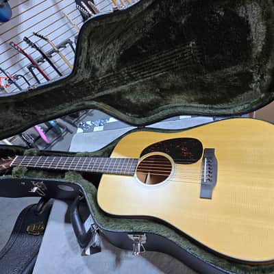 Martin D-18 Satin Standard Series Acoustic Guitar - Satin Natural with Aging Toner (2025) w/OHSC & PLEK*D #825 image 12