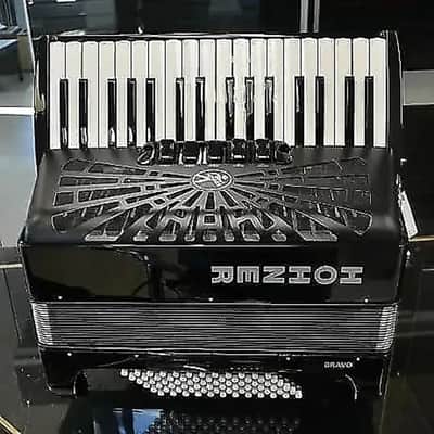 Hohner Bravo III 72 Bass Piano Accordion - Black image 1