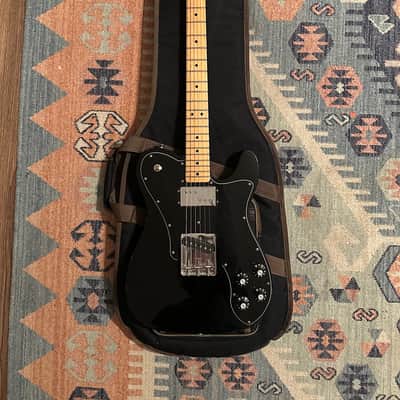 Fender Classic Series '72 Telecaster Custom with Rosewood Fretboard 2000 - 2018 - Black image 1