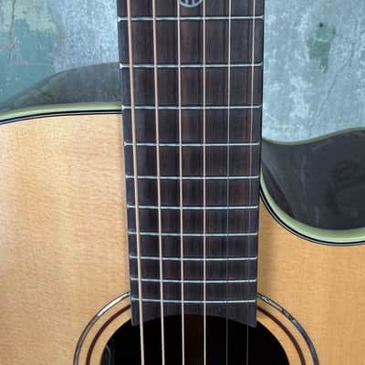 Alvarez Masterworks MF70ce Folk/OM Acoustic Electric Guitar with Cutaway - Natural image 6