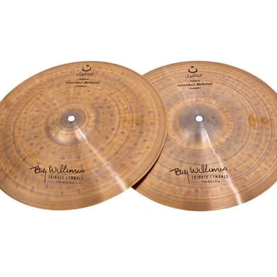 Istanbul Mehmet Tony Williams Tribute 15" Hi Hats T-1300g B-1336g w/ video demo of actual cymbal for sale image 1